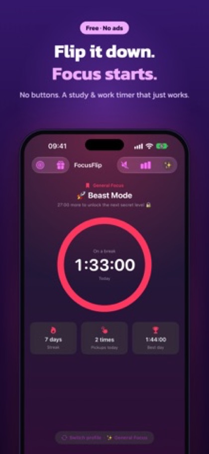 ภาพหน้าจอ FocusFlip 1